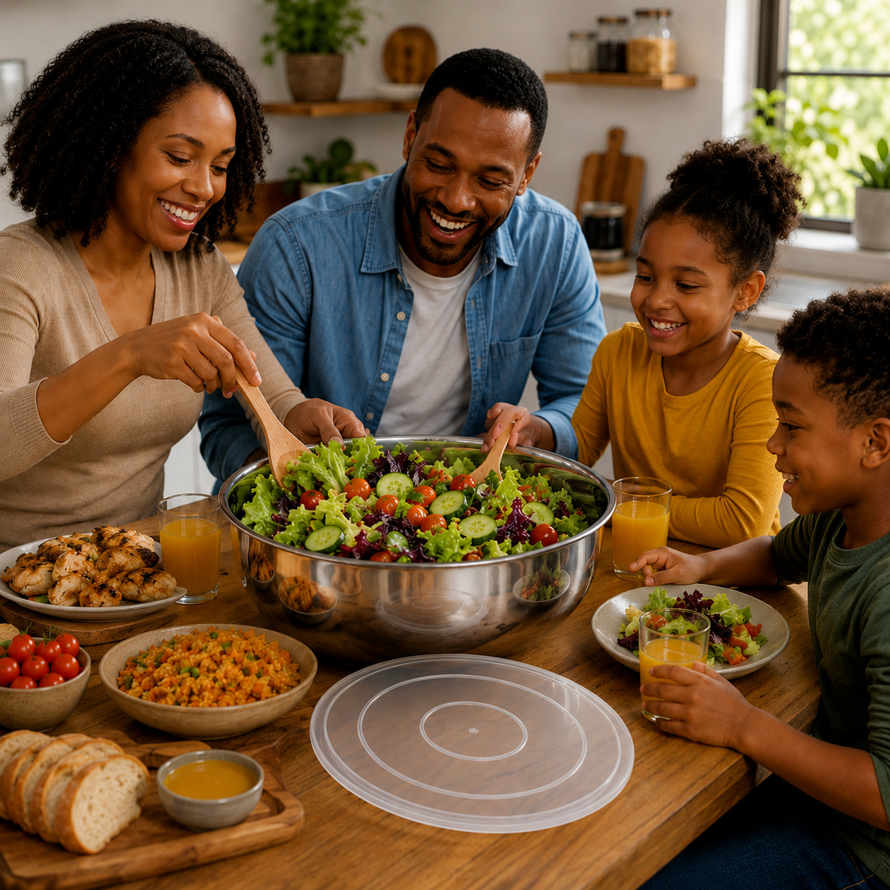 STEELBOX™ Saladier 5L — pratique pour toute la famille
