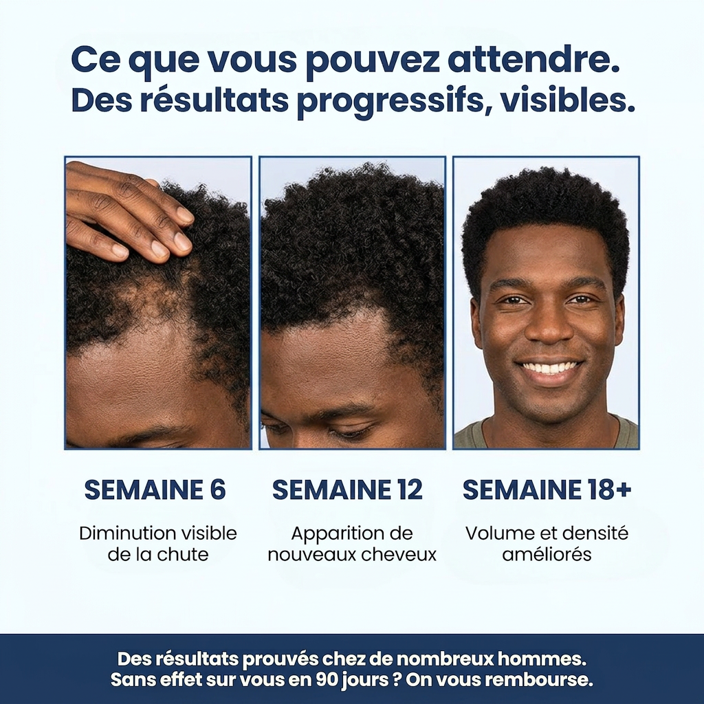 Progression capillaire 6 semaines