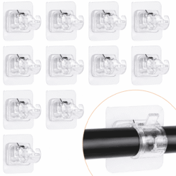 Lot de 6 Supports rideaaux + 2 offerts