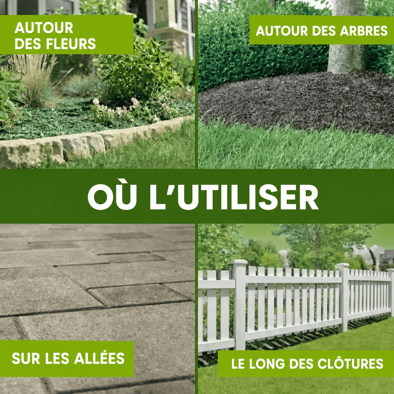 utilisation facile de l’herbicide